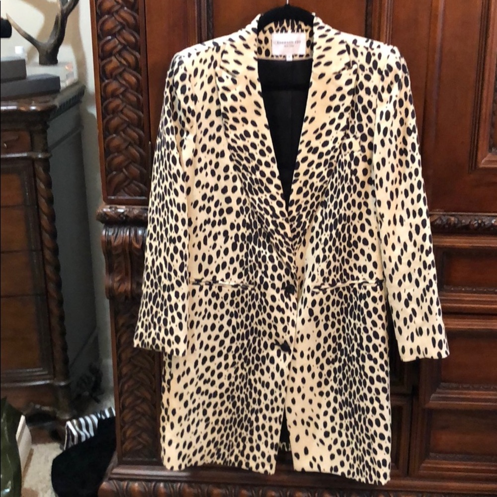 Tuckernuck - Emerson Fry Leopard Wing Tip Coat